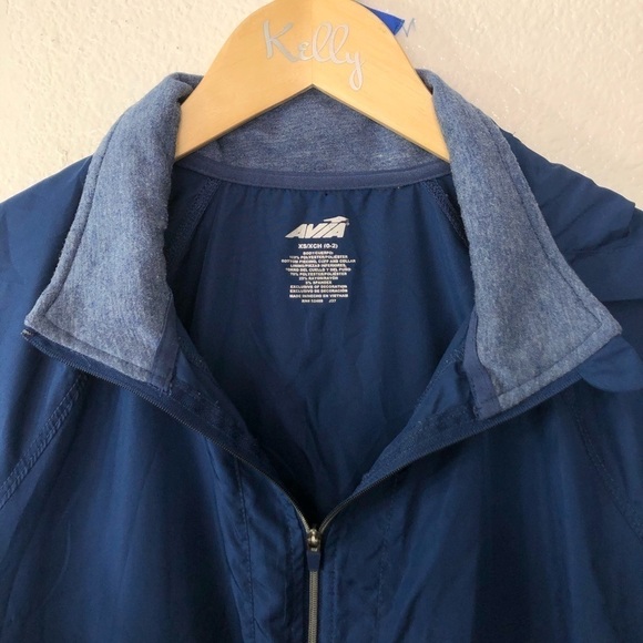 Avia Two Tone Blue Workout Jacket - Picture 3 of 8